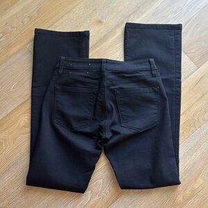 New LOFT Ann Taylor 25 / 0 curvy boot jeans black stretch straight new no tags